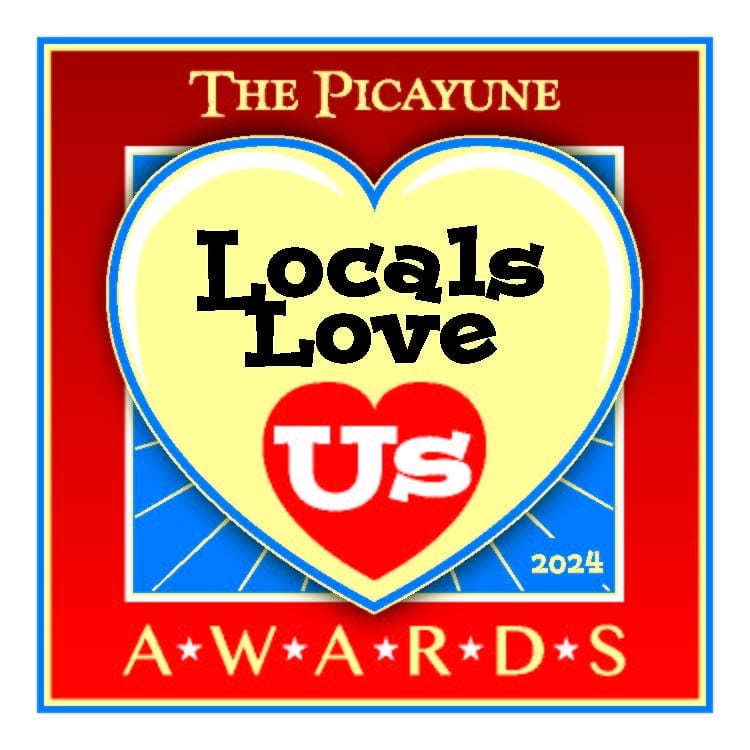 Locals Love Us sticker for 2024 from The Picayune Magazine